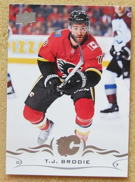 НХЛ Ти Джей Броди Калгари Флэймз № 30