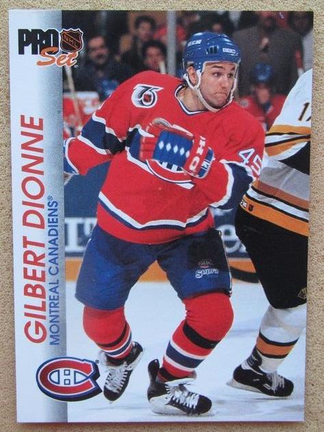 НХЛ Жильбер Дионн Монреаль Канадиенс № 92