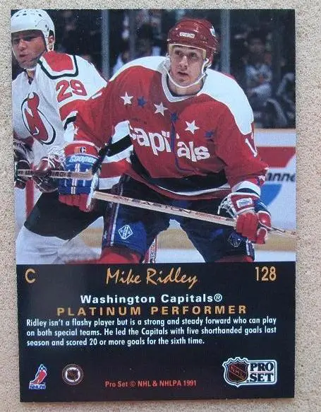 НХЛ Майкл Ридли Вашингтон Кэпиталз № 128 1
