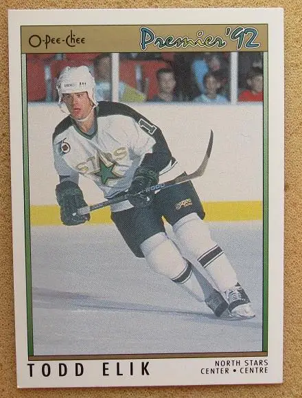 НХЛ Тодд Элик Даллас Старз № 74