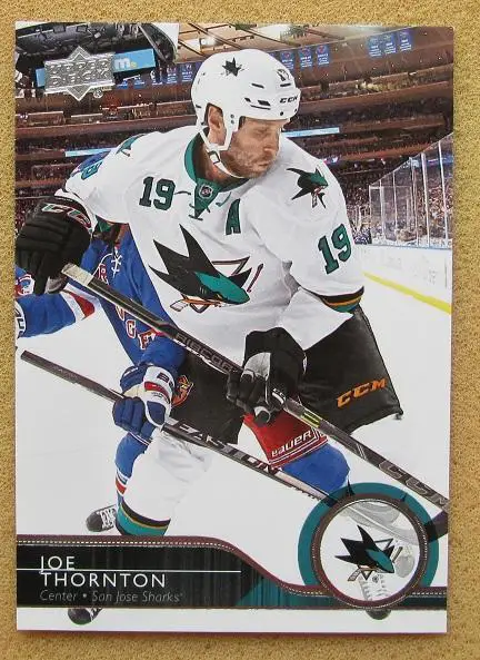 НХЛ Джо Торнтон Сан-Хосе Шаркс № 407