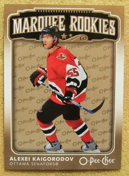 НХЛ Алексей Кайгородов Оттава Сенаторз Магнитогорск Уфа Барыс Динамо Москв № 562