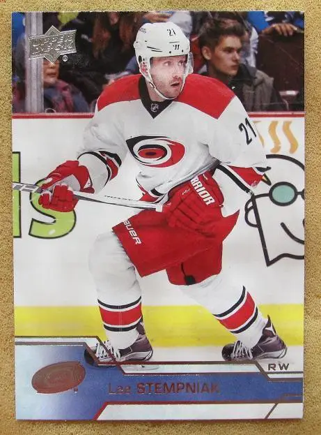 НХЛ Ли Стемпняк Каролина Харрикейнз № 284