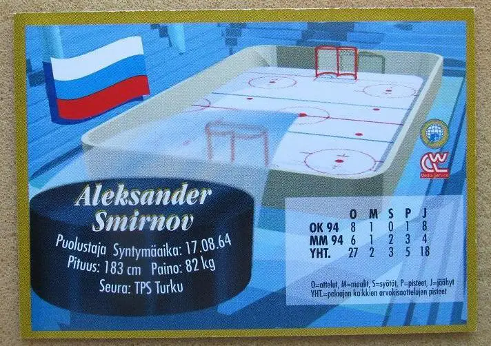 НХЛ Александр Смирнов Россия Воскресенск Череповец Нижнекамск Хабаровск № 125 1