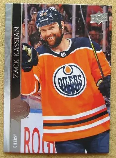 НХЛ Зак Кэссиан Эдмонтон Ойлерз № 70