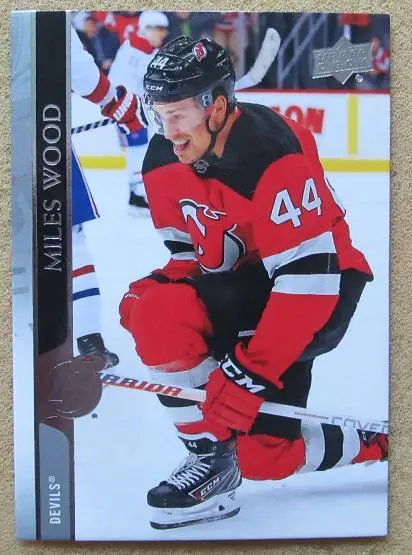 НХЛ Майлз Вуд Нью-Джерси Дэвилз № 112