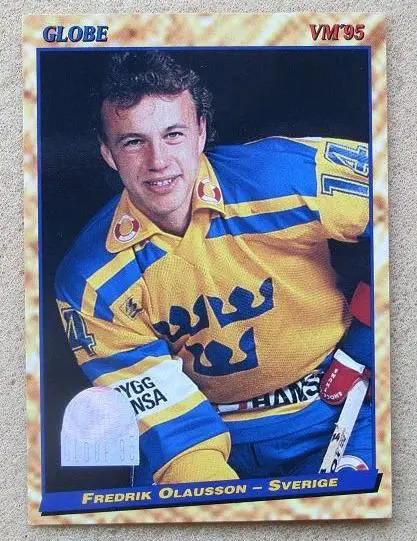 НХЛ Фредрик Олауссон Швеция ЧМ 1995 Швеция № 26