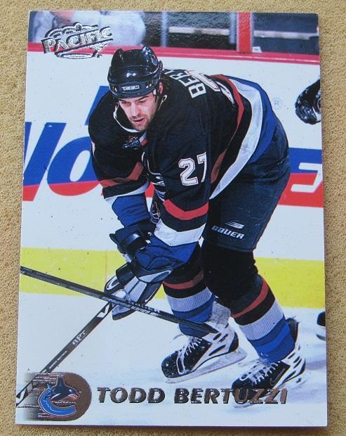 НХЛ Тод Бертуцци Ванкувер Кэнакс № 424