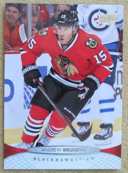 НХЛ Эндрю Брюнетт Чикаго Блэкхокс № 413