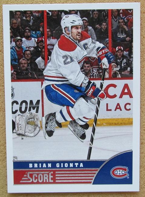 НХЛ Брайан Джионта Монреаль Канадиенс № 258