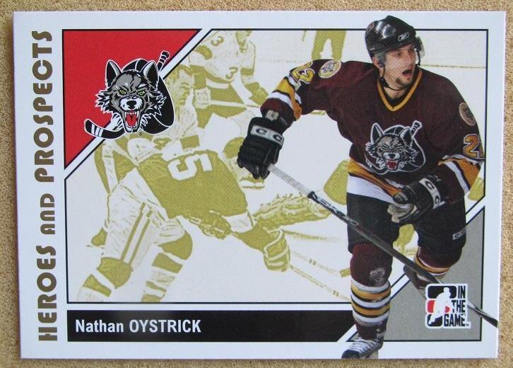 НХЛ Натан Ойстрик Чикаго Вулвз № 20