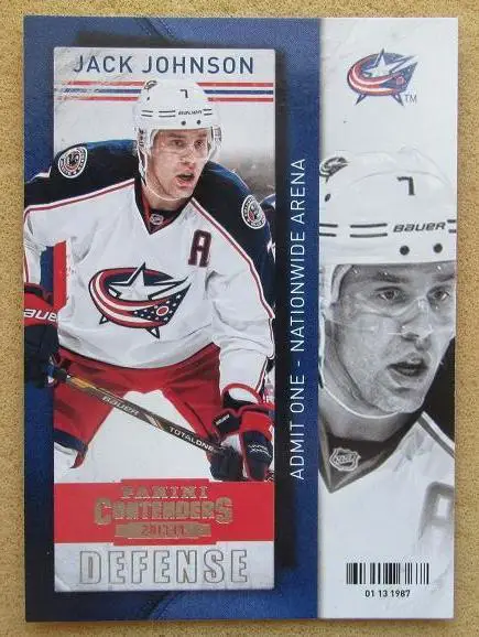 НХЛ Джек Джонсон Коламбус Блю Джекетс № 884
