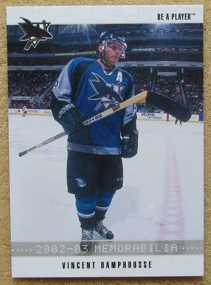 НХЛ Винсент Дамфусс Сан-Хосе Шаркс № 167