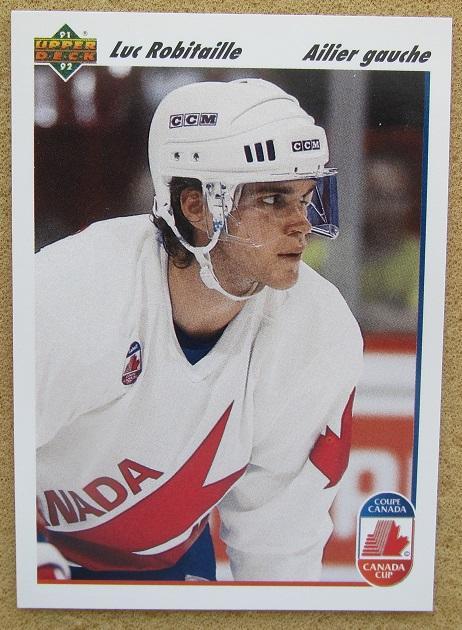 НХЛ Люк Робитайл Канада № 507 Кубок Канады 1991