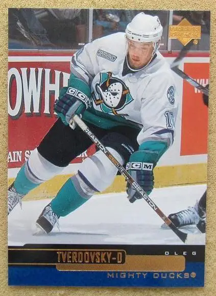 НХЛ Олег Твердовский Анахайм Майти Дакс Крылья Советов Москва Омск Уфа № 173