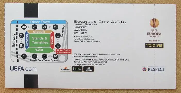 Суонси Сити Уэльс - Кубань Краснодар 24.10.2013 Лига Европы 1