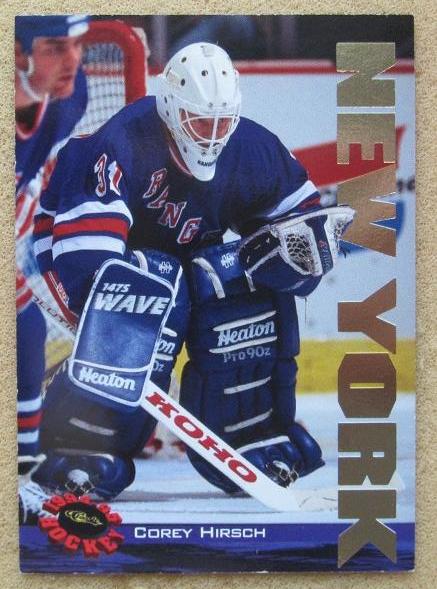 НХЛ Кори Хирш Нью-Йорк Рейнджерс № 35