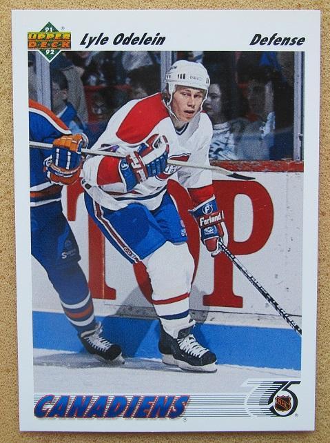 НХЛ Лайл Оделайн Монреаль Канадиенс № 482