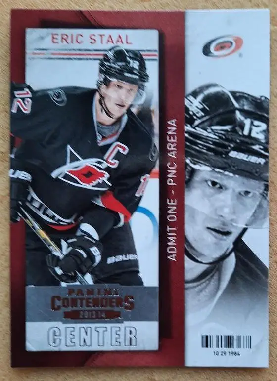 НХЛ Эрик Стаал Каролина Харрикейнз № 80