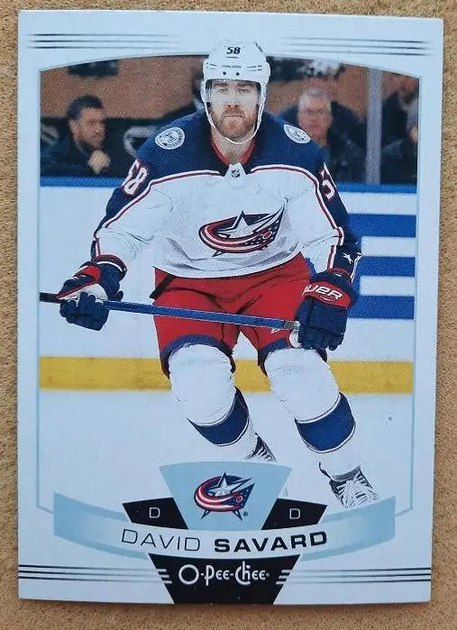 НХЛ Дэвид Савар Коламбус Блю Джекетс № 216
