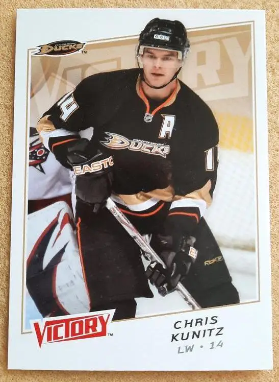 НХЛ Крис Кунитц Анахайм Дакс № 196