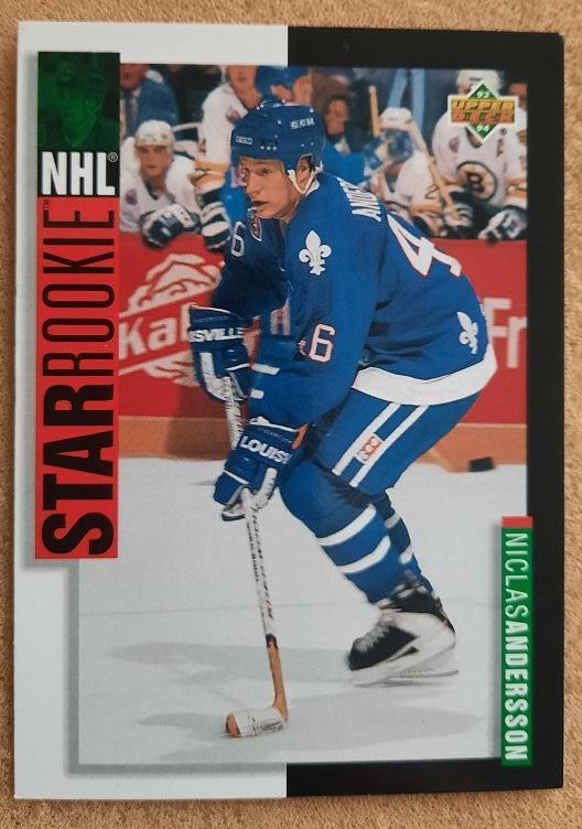 НХЛ Никлас Андерссон Квебек Нордикс № 239