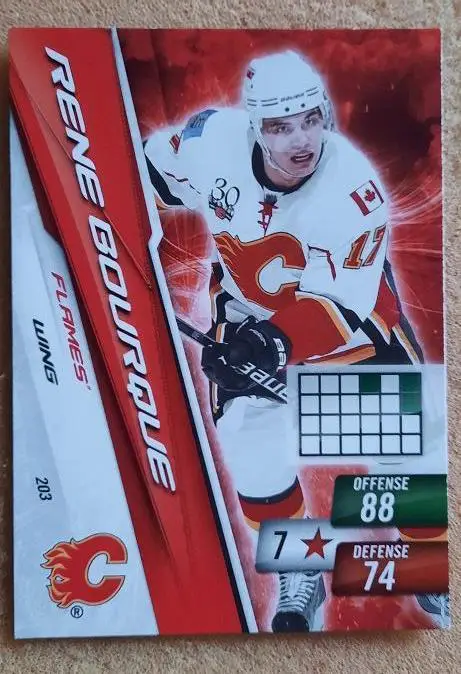 НХЛ Рене Бурк Калгари Флэймз № 203