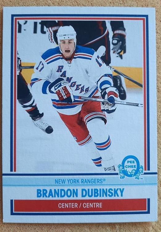 НХЛ Брендон Дубински Нью-Йорк Рейнджерс № 257