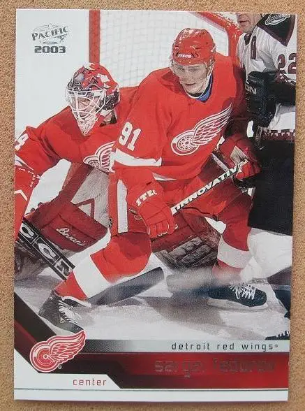 НХЛ Сергей Федоров Детройт Ред Уингз Динамо Минск ЦСКА Москва Магнитогорск № 127