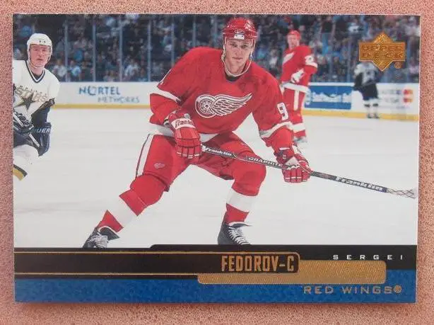 НХЛ Сергей Федоров Детройт Ред Уингз Динамо Минск ЦСКА Москва Магнитогорск № 127