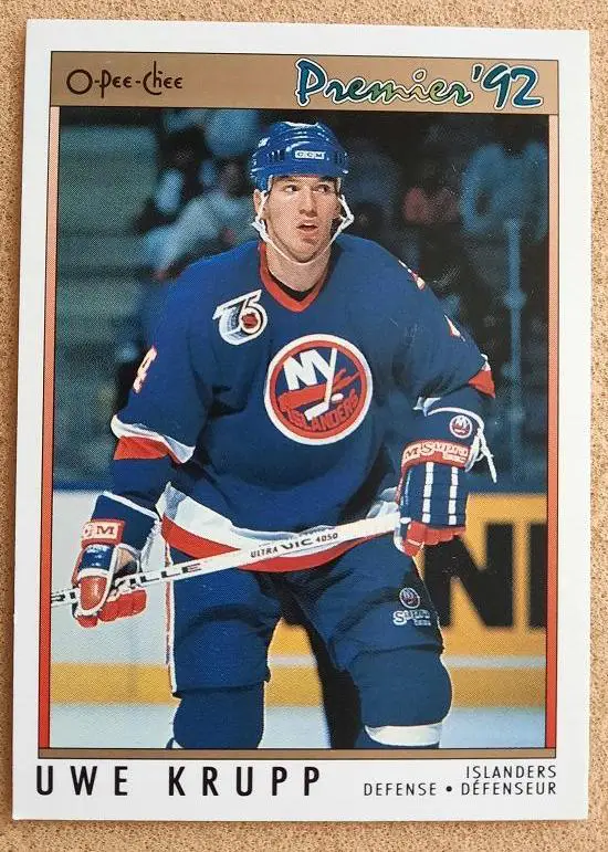 НХЛ Уве Крупп Нью-Йорк Айлендерс № 140