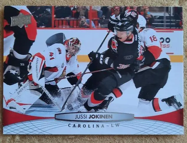 НХЛ Юсси Йокинен Каролина Харрикейнз № 417