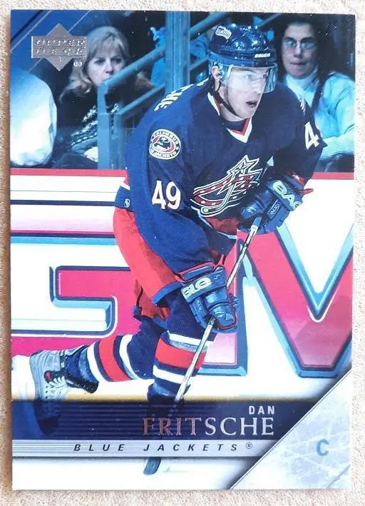 НХЛ Дэн Фриче Коламбус Блю Джекетс № 304