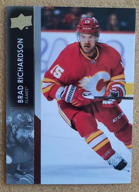 НХЛ Брэд Ричардсон Калгари Флэймз № 530