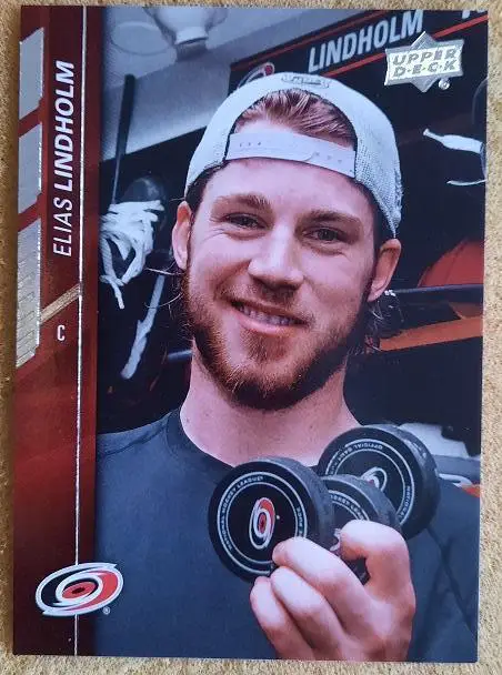 НХЛ Элиас Линдхольм Каролина Харрикейнз № 34
