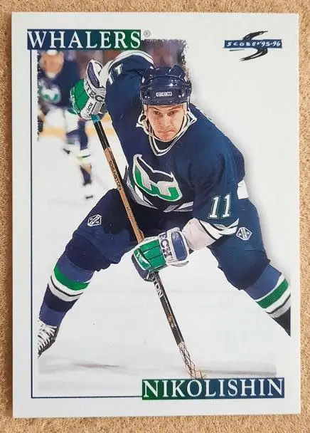 НХЛ Андрей Николишин Хартфорд Уэйлерс Динамо ЦСКА Москва Тольятти Омск СКА № 169