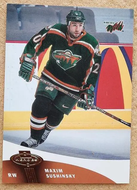 НХЛ Максим Сушинский Миннесота Уайлд СКА СПб Омск Москва Уфа Магнитогорск № 61