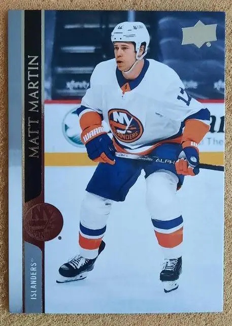 НХЛ Мэтт Мартин Нью-Йорк Айлендерс № 589