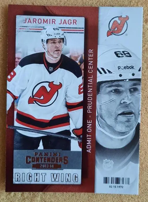 НХЛ Яромир Ягр Нью-Джерси Дэвилз Авангард Омск № 67