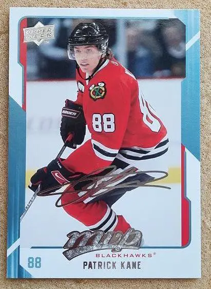 НХЛ Патрик Кейн Чикаго Блэкхокс № 60 автограф