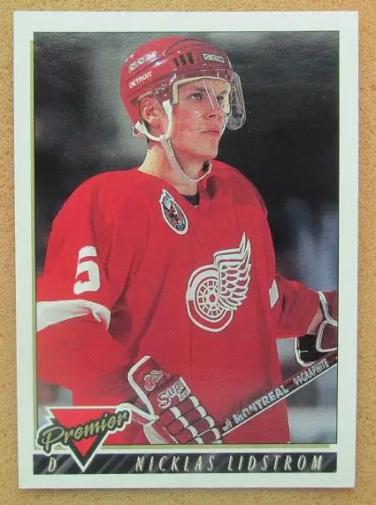 НХЛ Никлас Лидстром Детройт Ред Уингз № 9