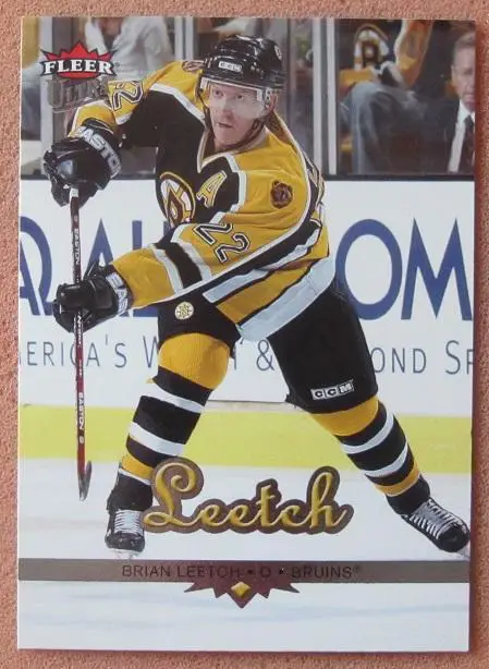 НХЛ Брайан Лич Бостон Брюинз № 19