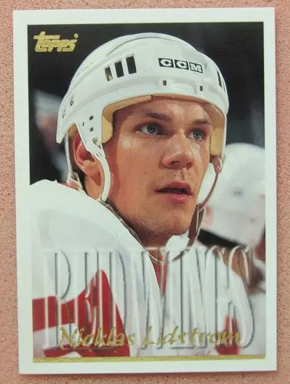 НХЛ Никлас Лидстрем Детройт Ред Уингз № 107