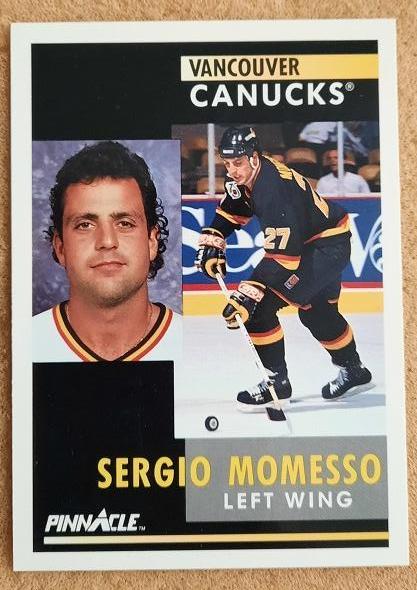 НХЛ Сержио Момессо Ванкувер Кэнакс № 34