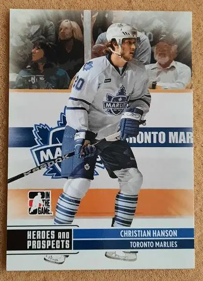 НХЛ Кристиан Хэнсон Торонто Марлис № 62