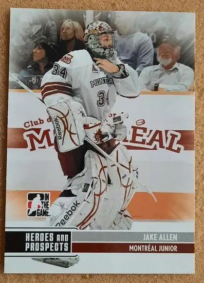 НХЛ Джейк Аллен Монреаль Юниорс № 99
