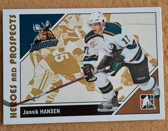 НХЛ Янник Хансен Манитоба Мус № 33