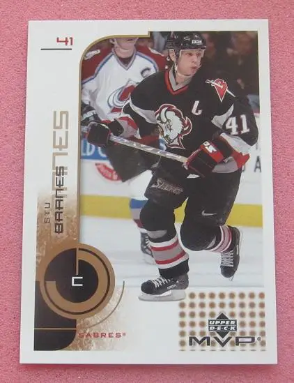 НХЛ Стю Барнс Баффало Сейбрз № 19