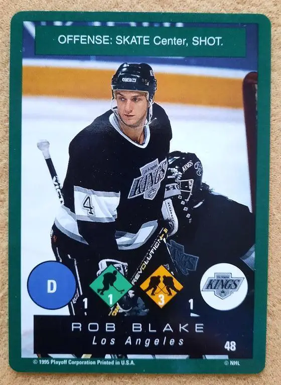 НХЛ Роб Блейк Лос-Анжелес Кингз № 40