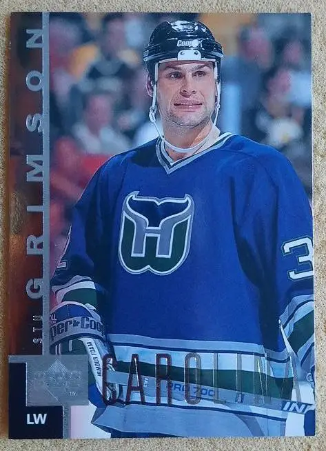 НХЛ Стю Гримсон Хартфорд Уэйлерс № 33